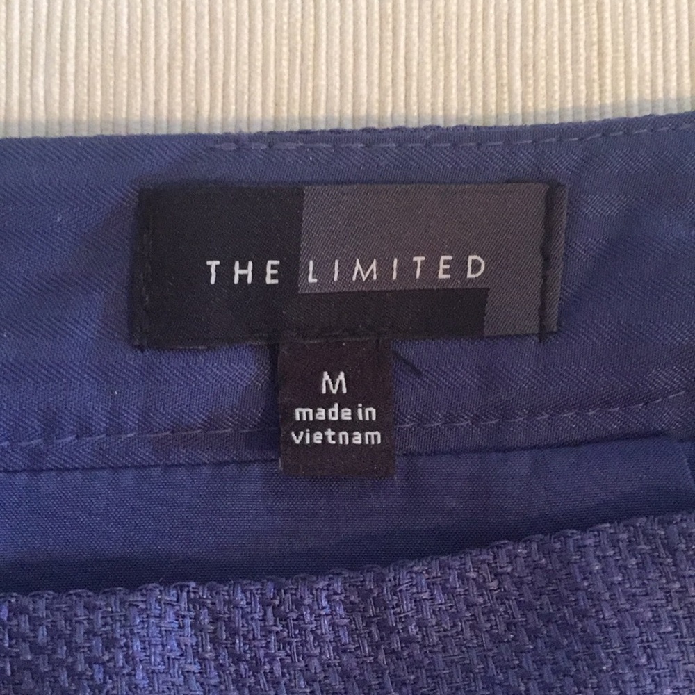 Blue a-line The Limited skirt, size M - Picture 3 of 3
